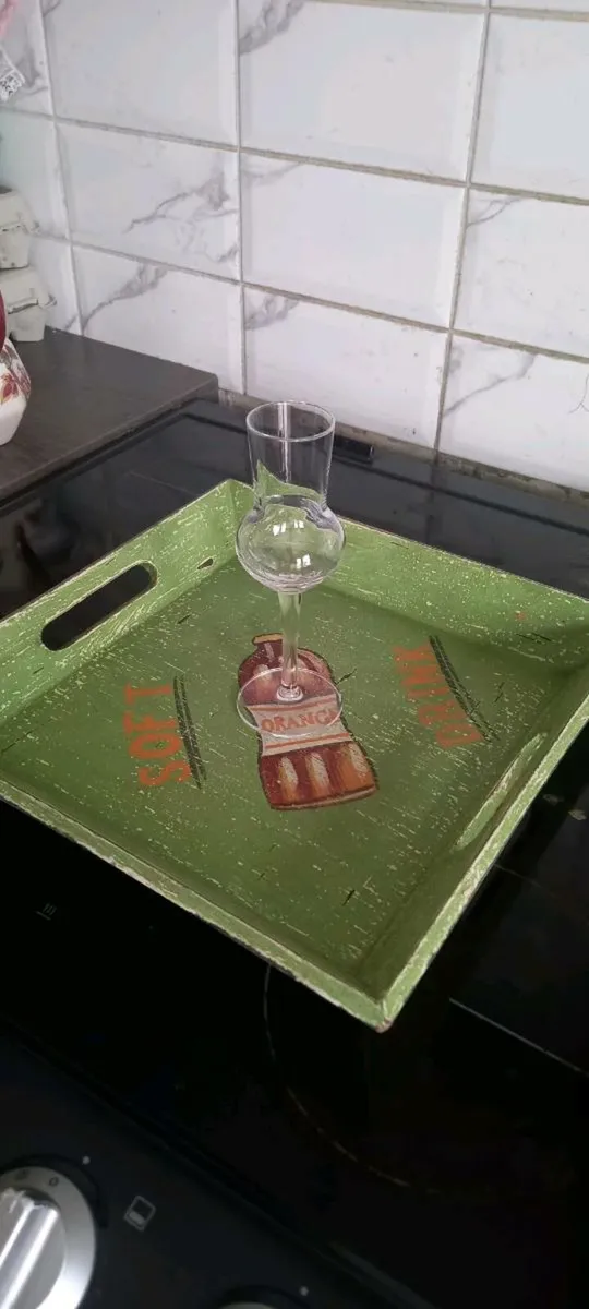 Vintage drinks serving tray - Image 4