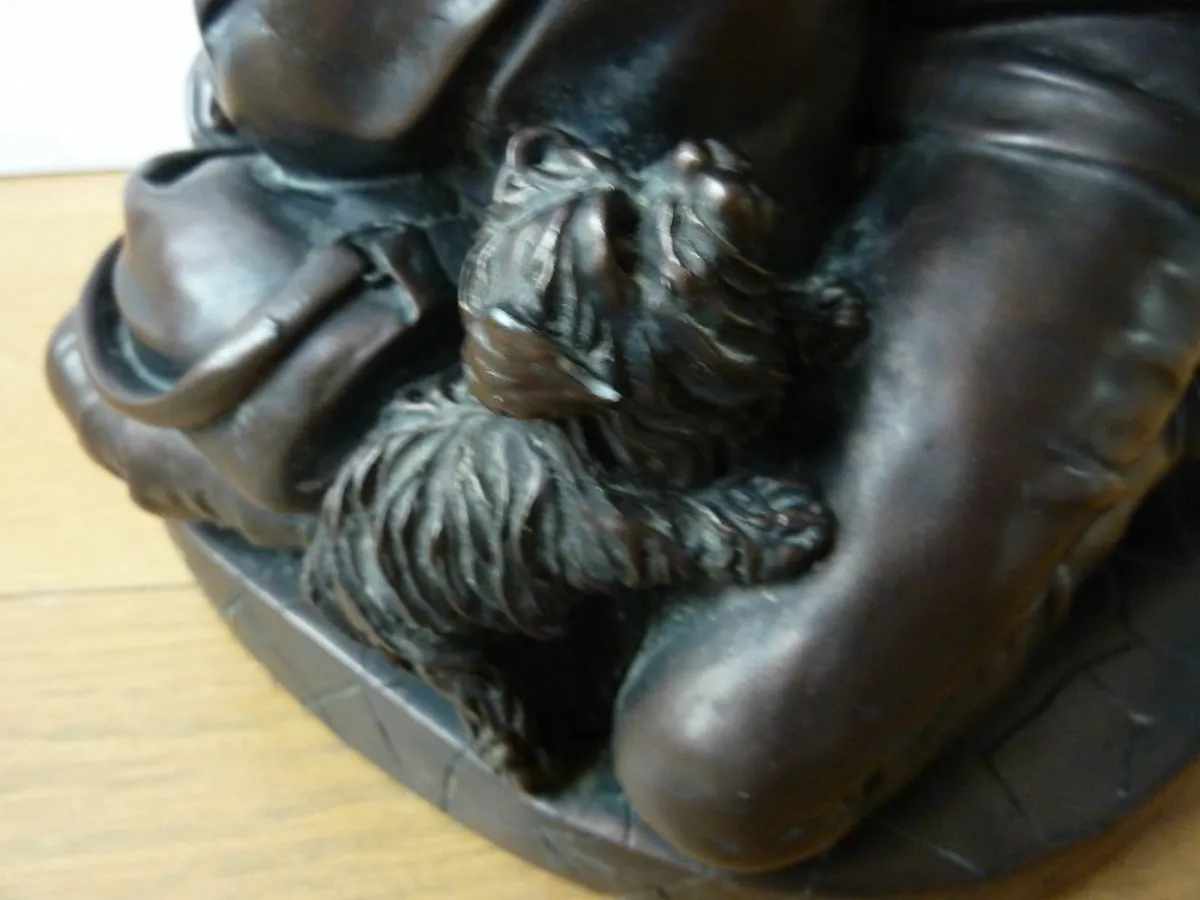 Bronze figurine lamp - Image 3