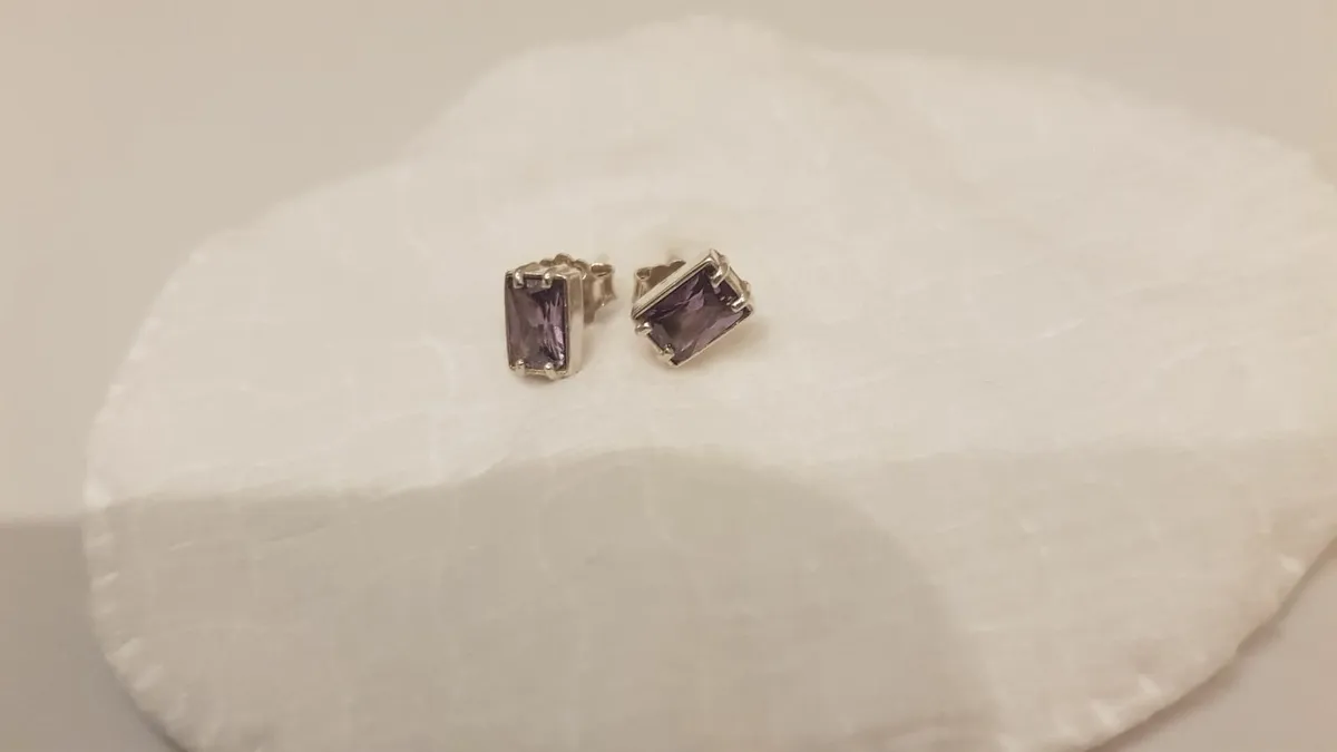 silver earrings - Image 4