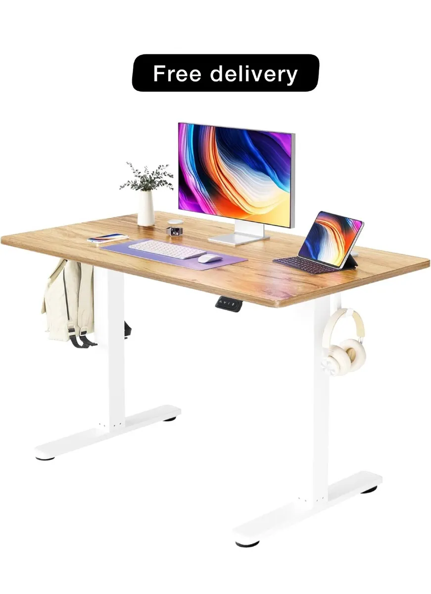 100 x 60cm Electric Height Adjustable Standing Des - Image 1
