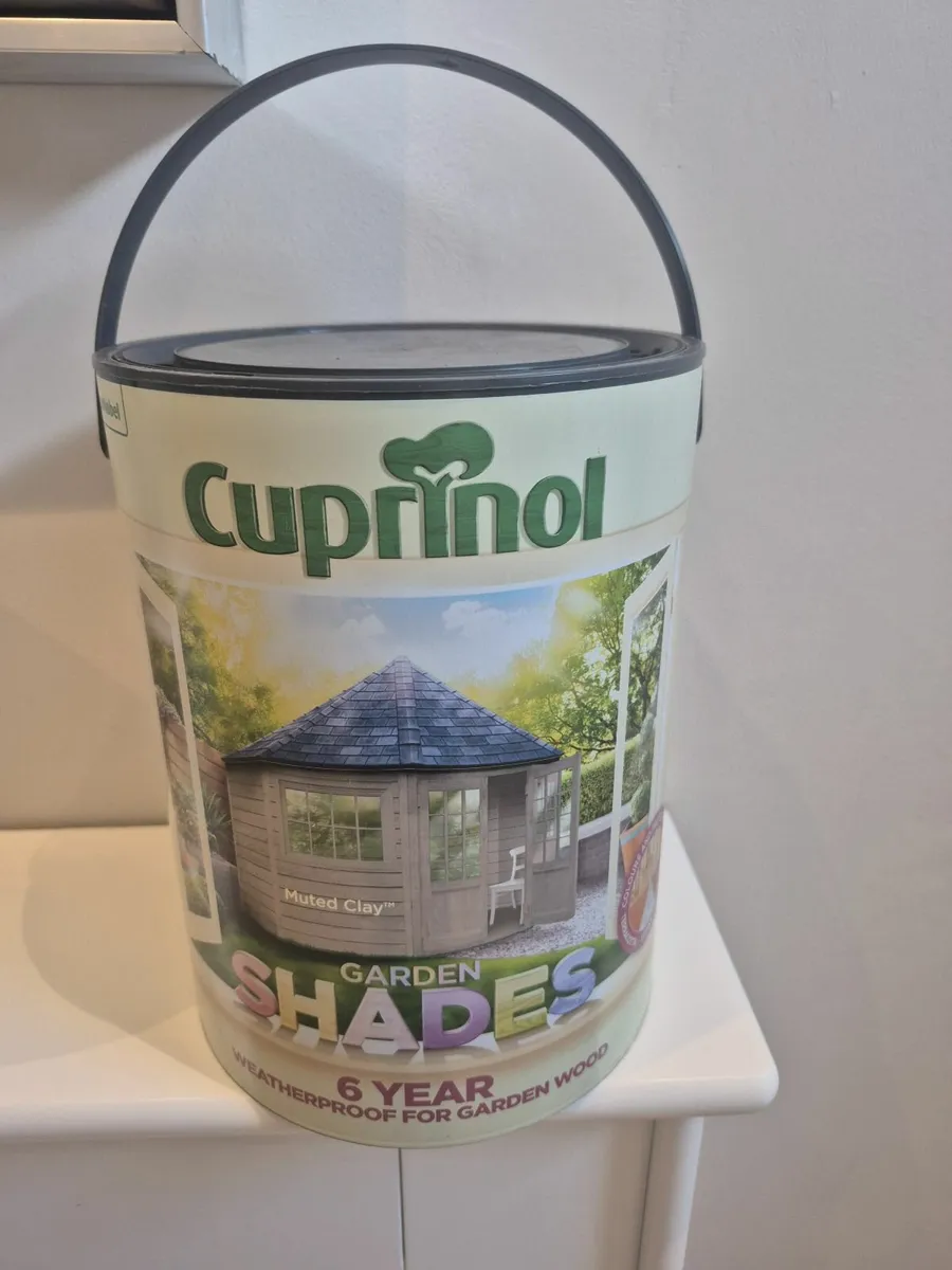 CUPRINOL muted clay, 5l. Fence/shed paint - Image 1