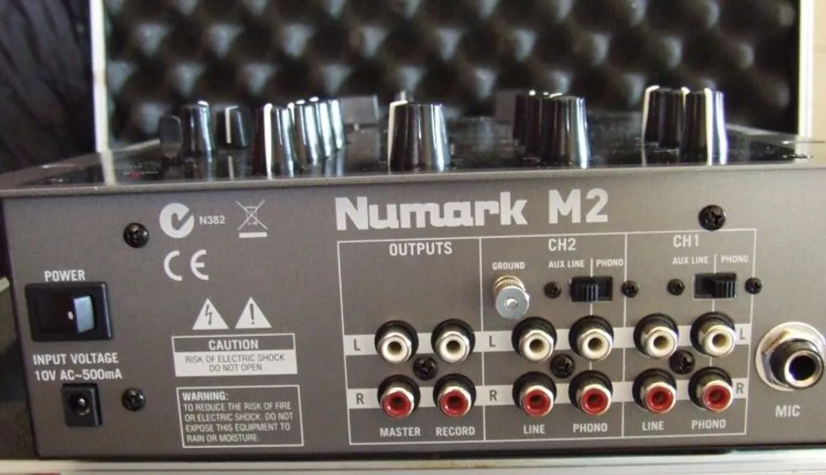 Numark M2 Audio mixer in flight case - Image 3