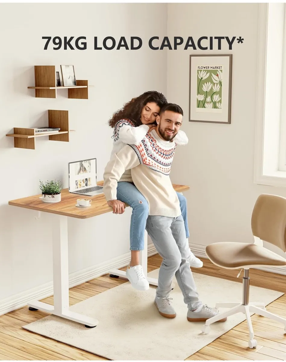 100 x 60cm Electric Height Adjustable Standing Des - Image 4