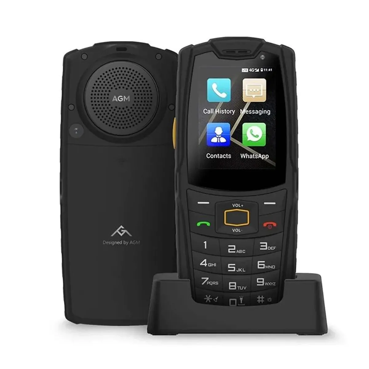 AGM M7 Dumbphone 4G touch screen dual SIM phone with WiFi and limited apps