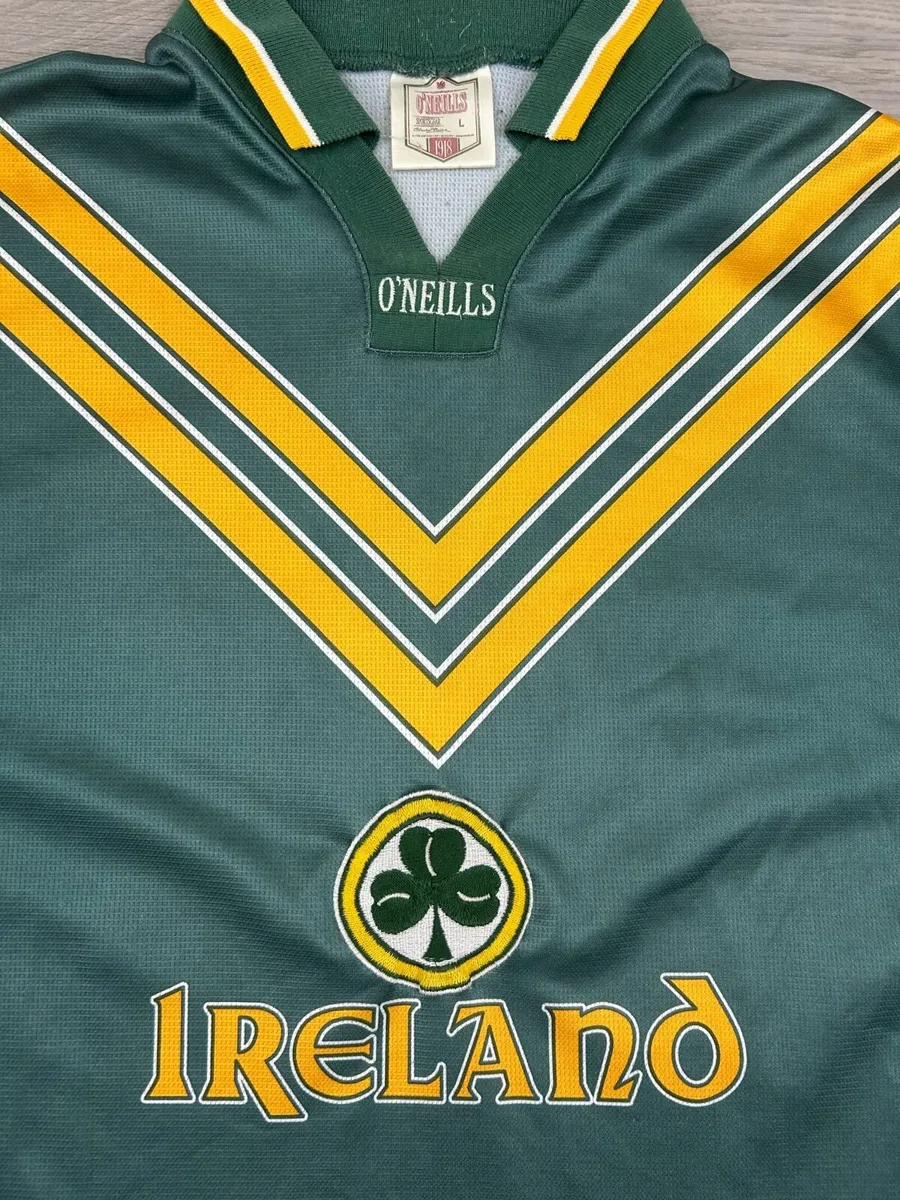 Vintage 90s Ireland International Rules Gaa Jersey - Image 3