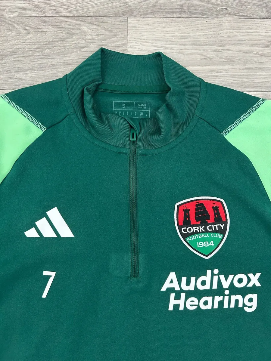 Adidas Cork City Player Issue Half Zip Jumper - Image 3