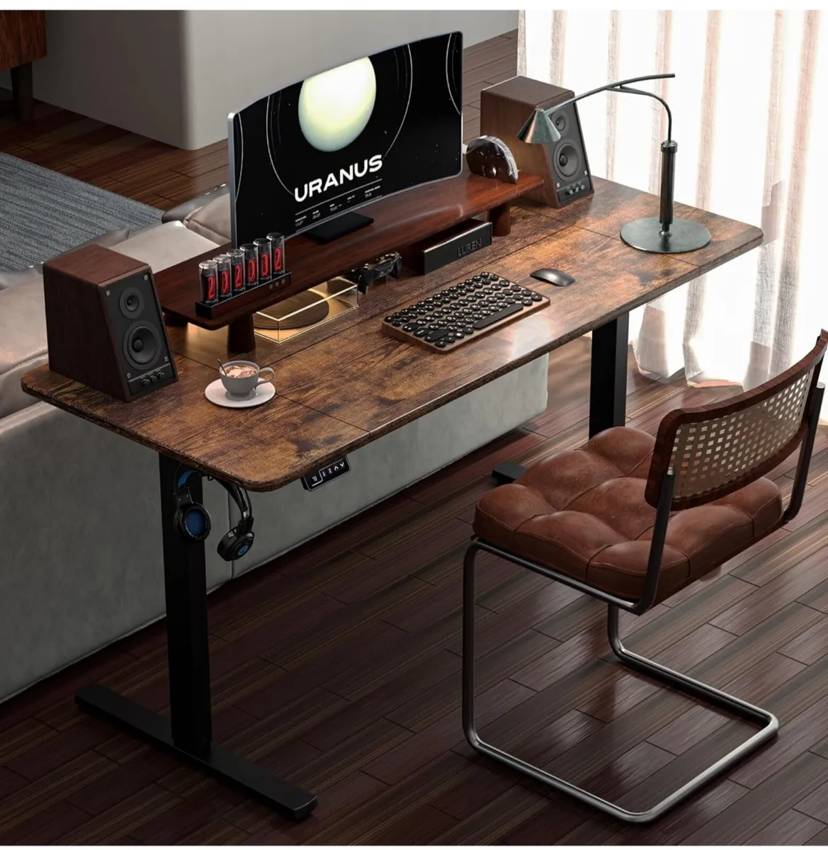 Electric Standing Desk 140x60cm - Image 1