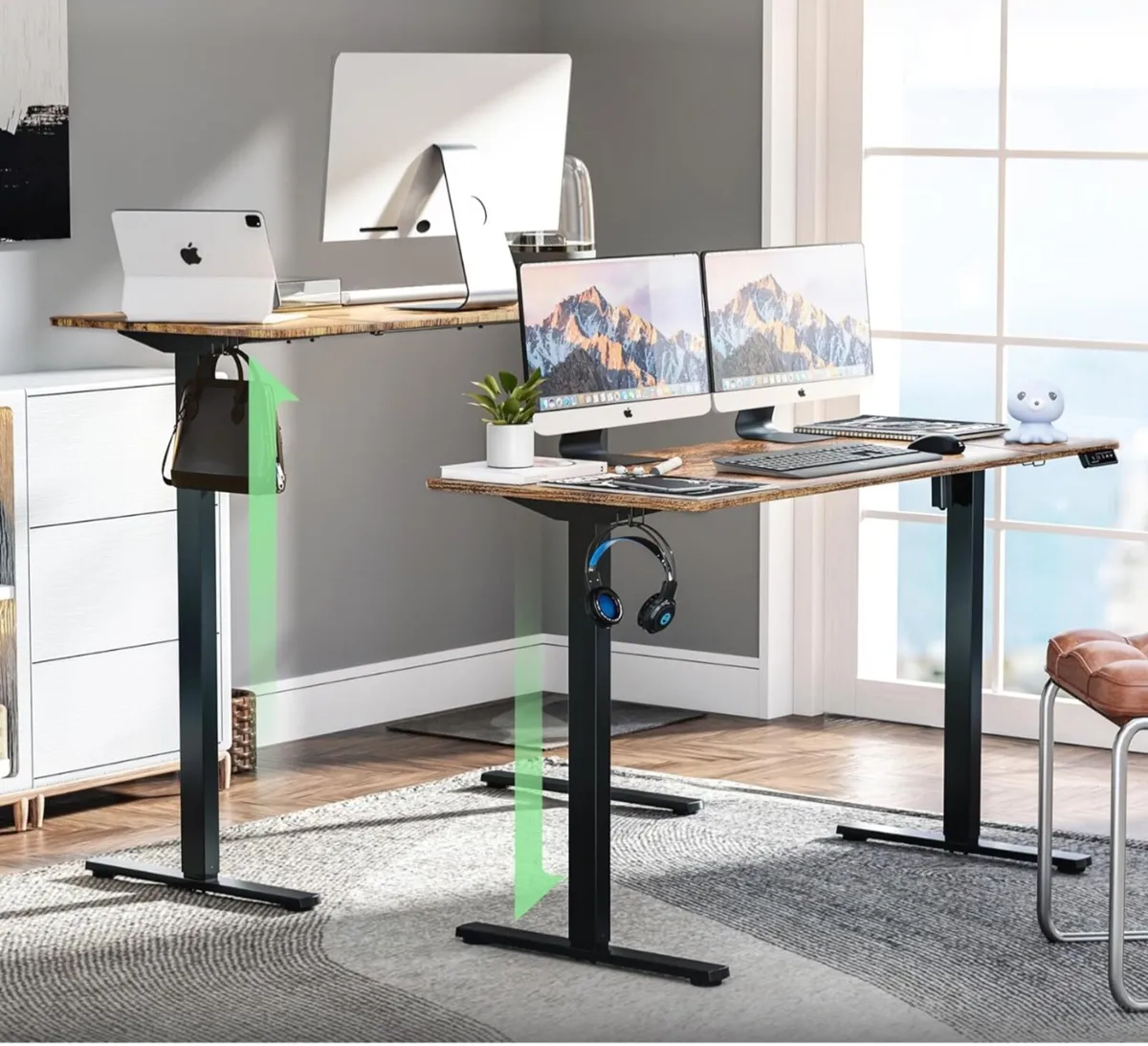 Electric Standing Desk 140x60cm - Image 4