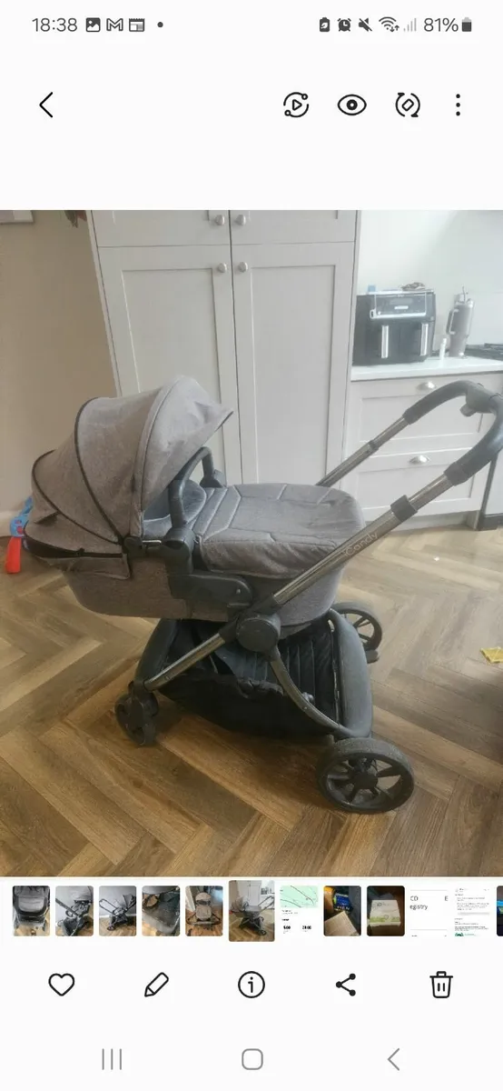 Icandy Lime Pram - Image 1