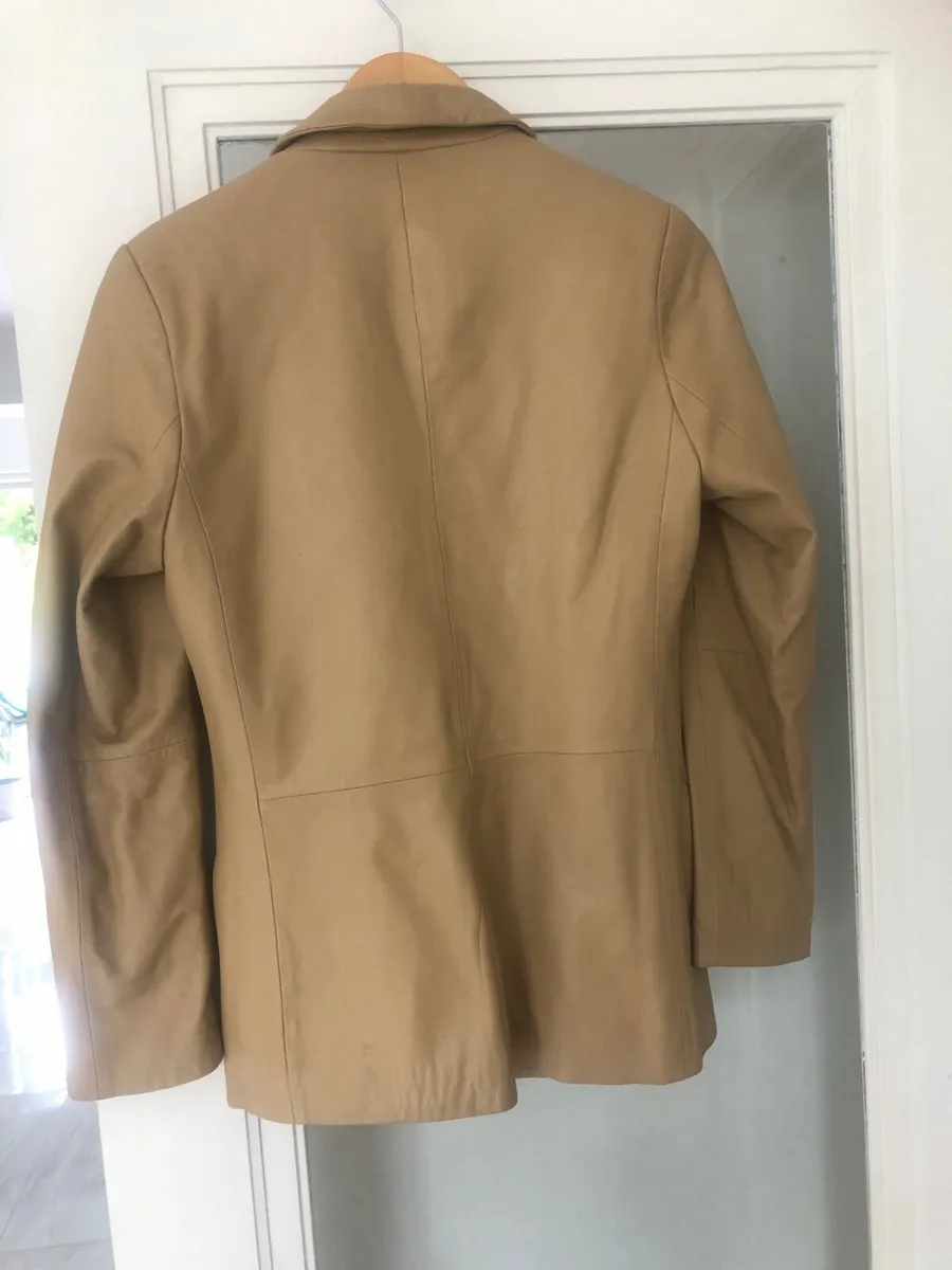 M&S leather jacket - Image 1