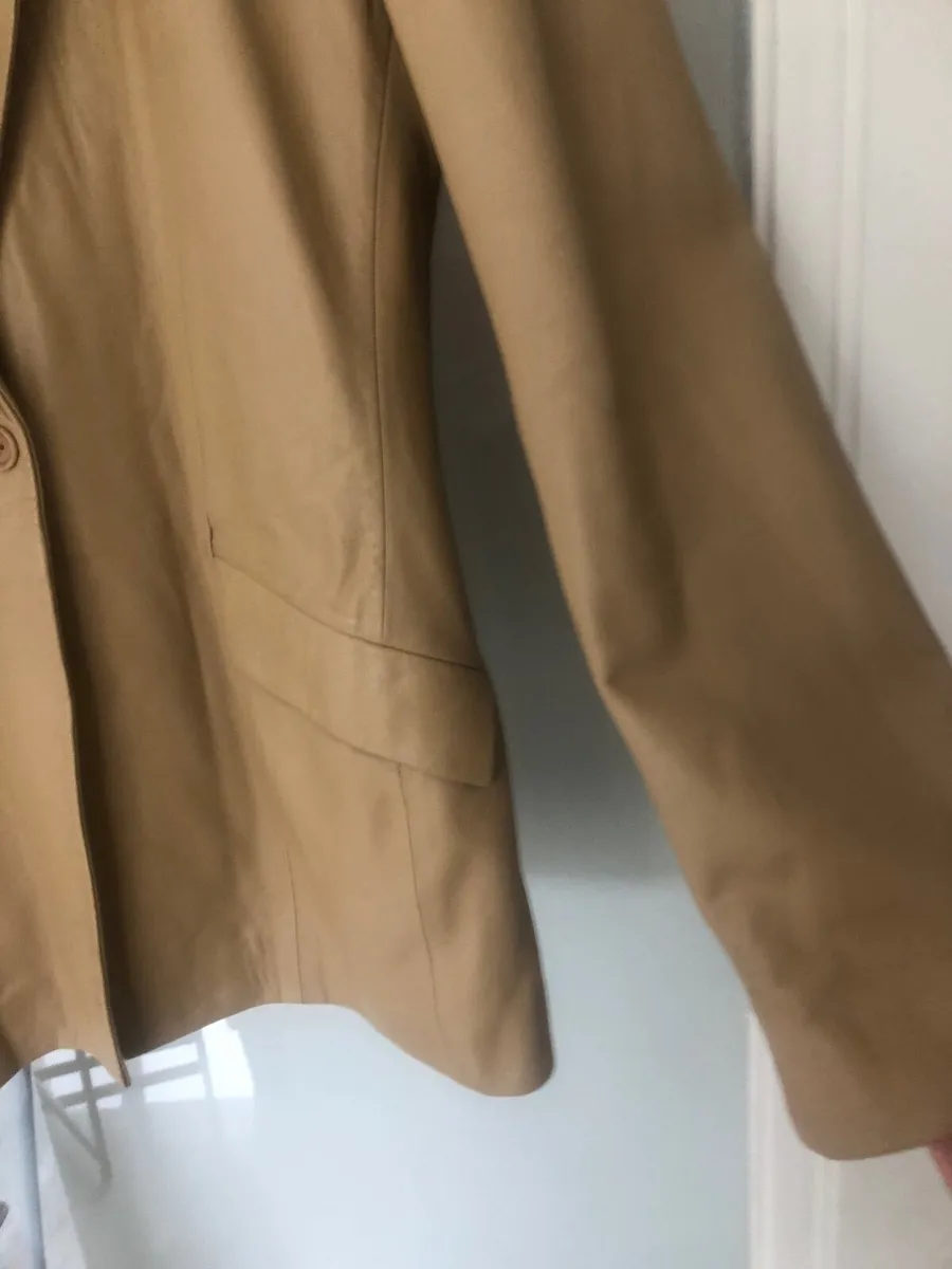 M&S leather jacket - Image 2