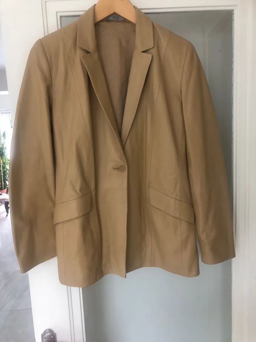 M&S leather jacket - Image 3