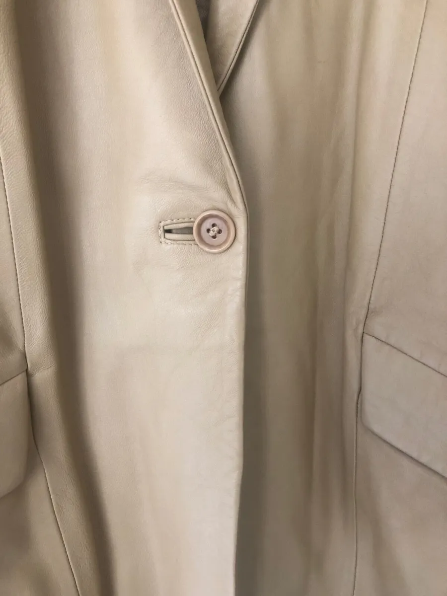 M&S leather jacket - Image 4
