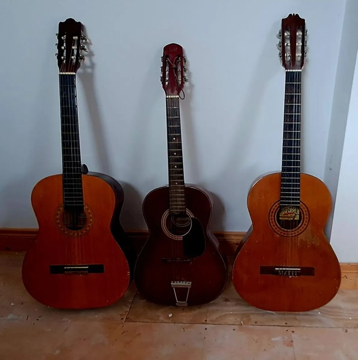 Three acoustic guitars for sale. - Image 1