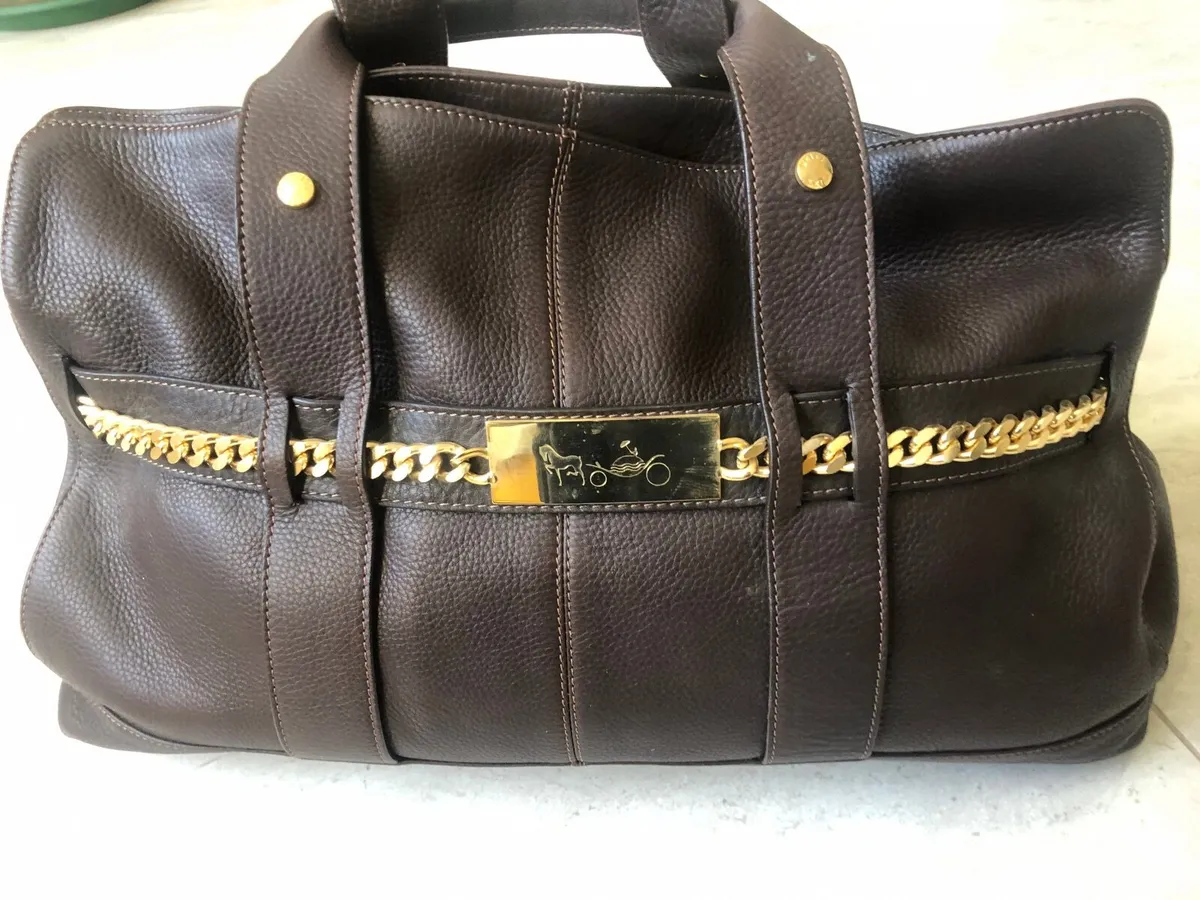 Large leather holdall - Image 2