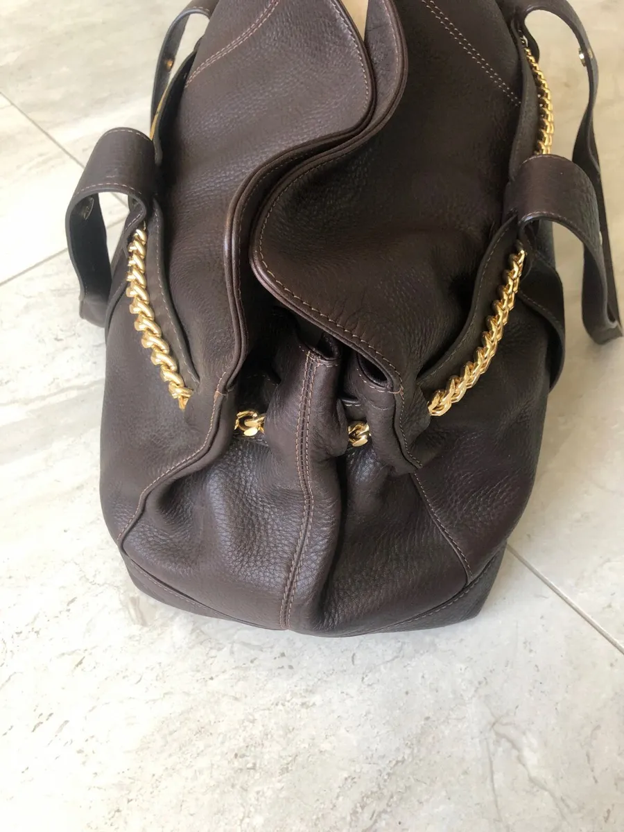 Large leather holdall - Image 3