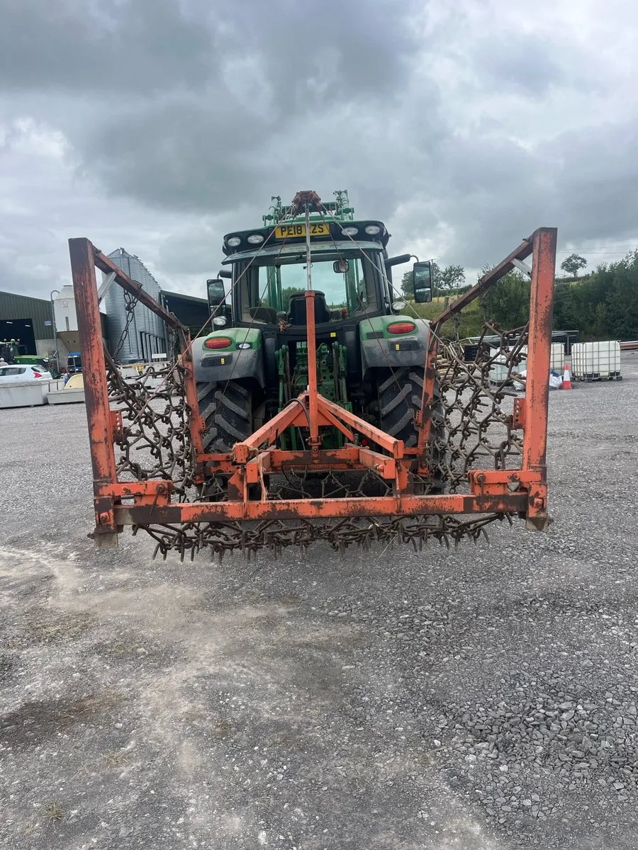 Parmiter hydraulic folding chain harrows - Image 1