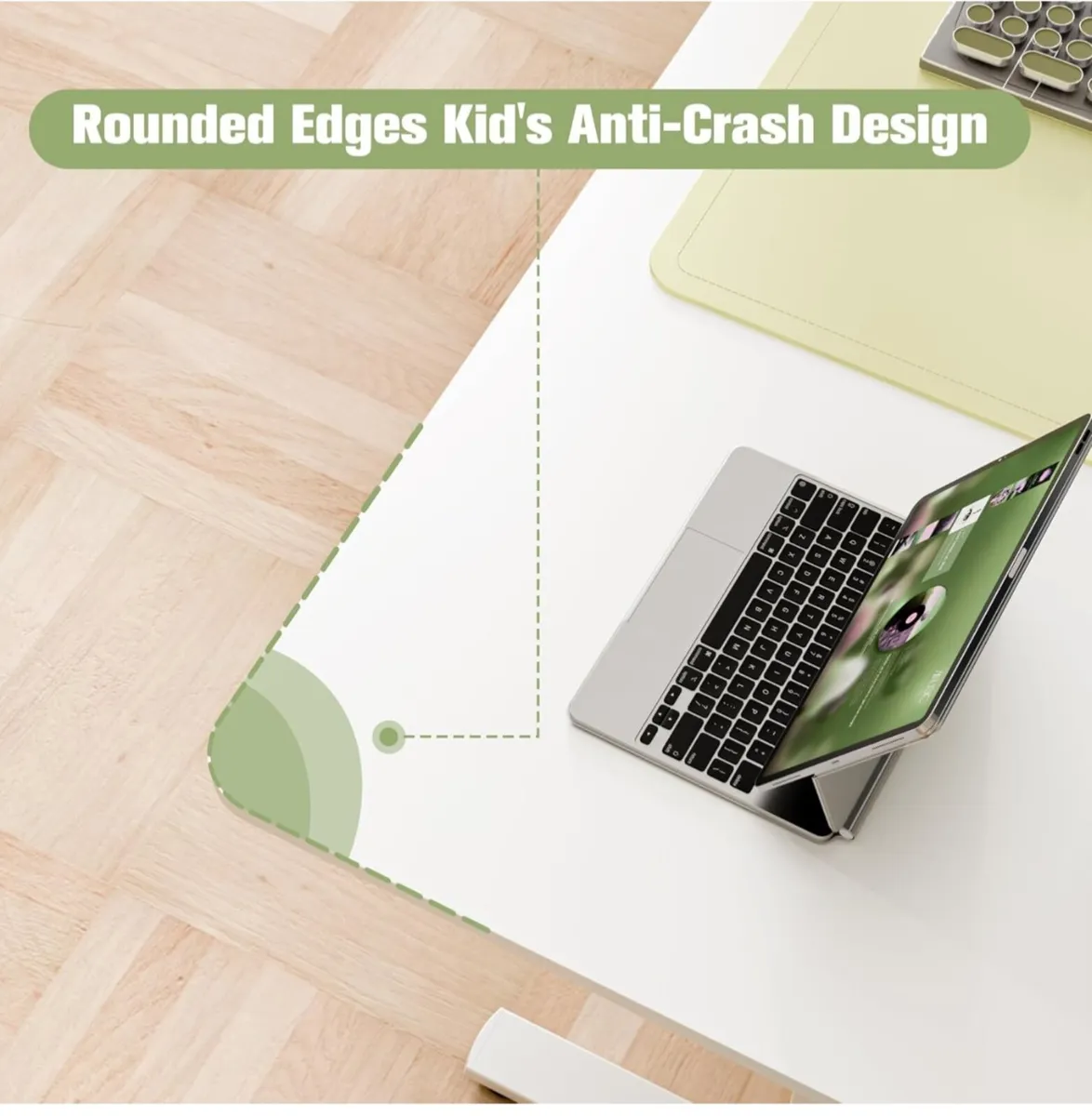 Electric Standing Desk 160x70cm white - Image 3