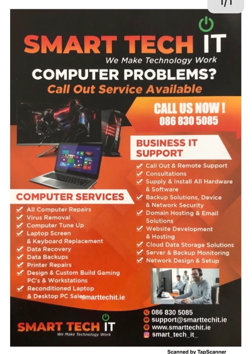 Computer + Laptop + PC Repairs + IT Solutions