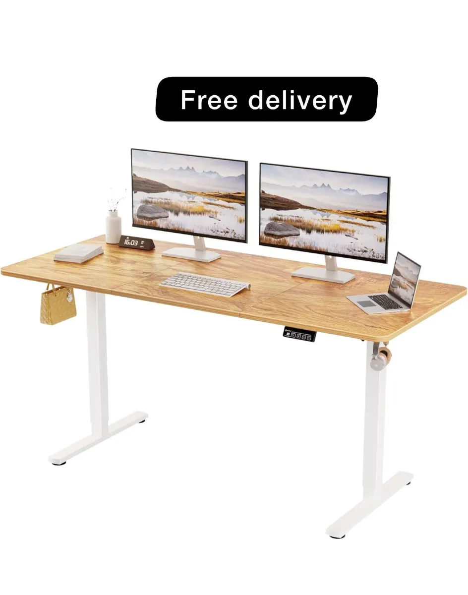 Standing Desk 160x70cm, Height Adjustable - Image 1