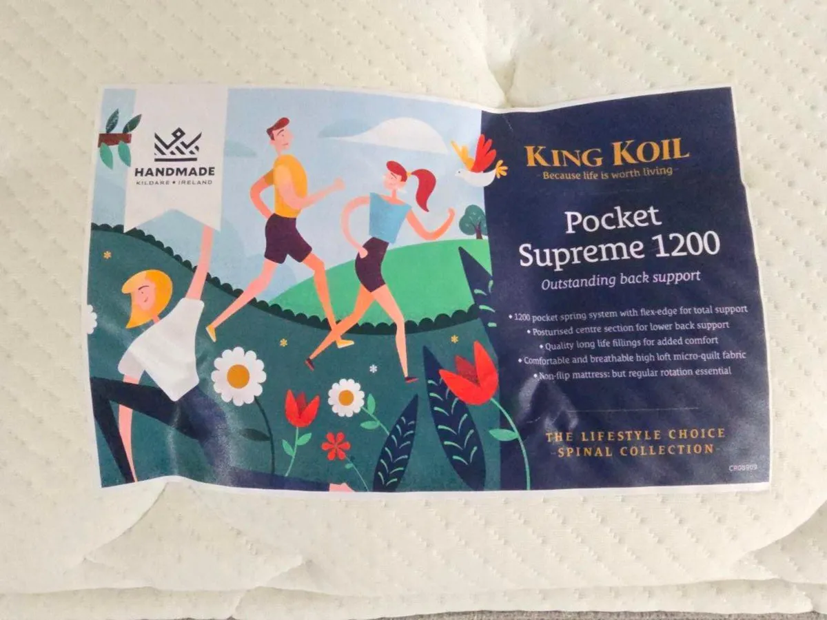 King Koil Pocket Supreme 1200 Double Mattress - Image 1