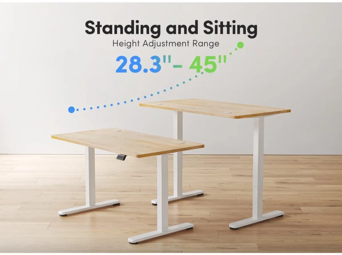 Height Adjustable Electric Standing Desk, 100 x 60 - Image 4