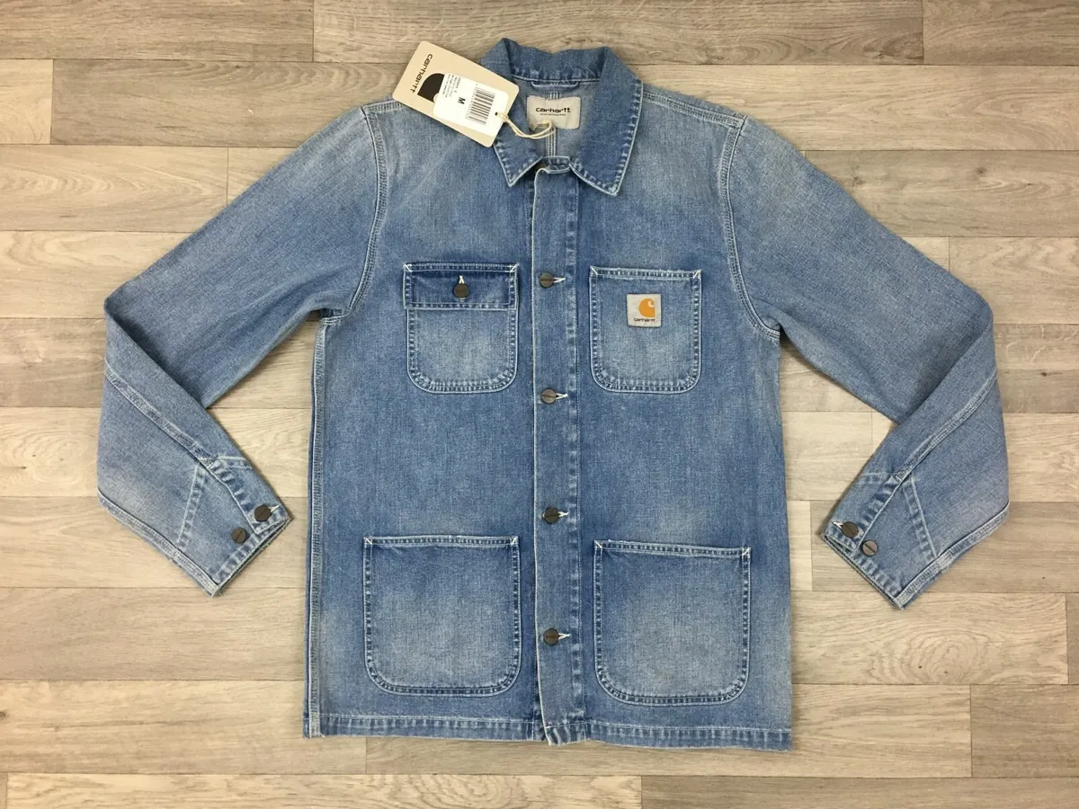 NEW Carhartt Michigan Chore Coat Denim Jacket - Image 1