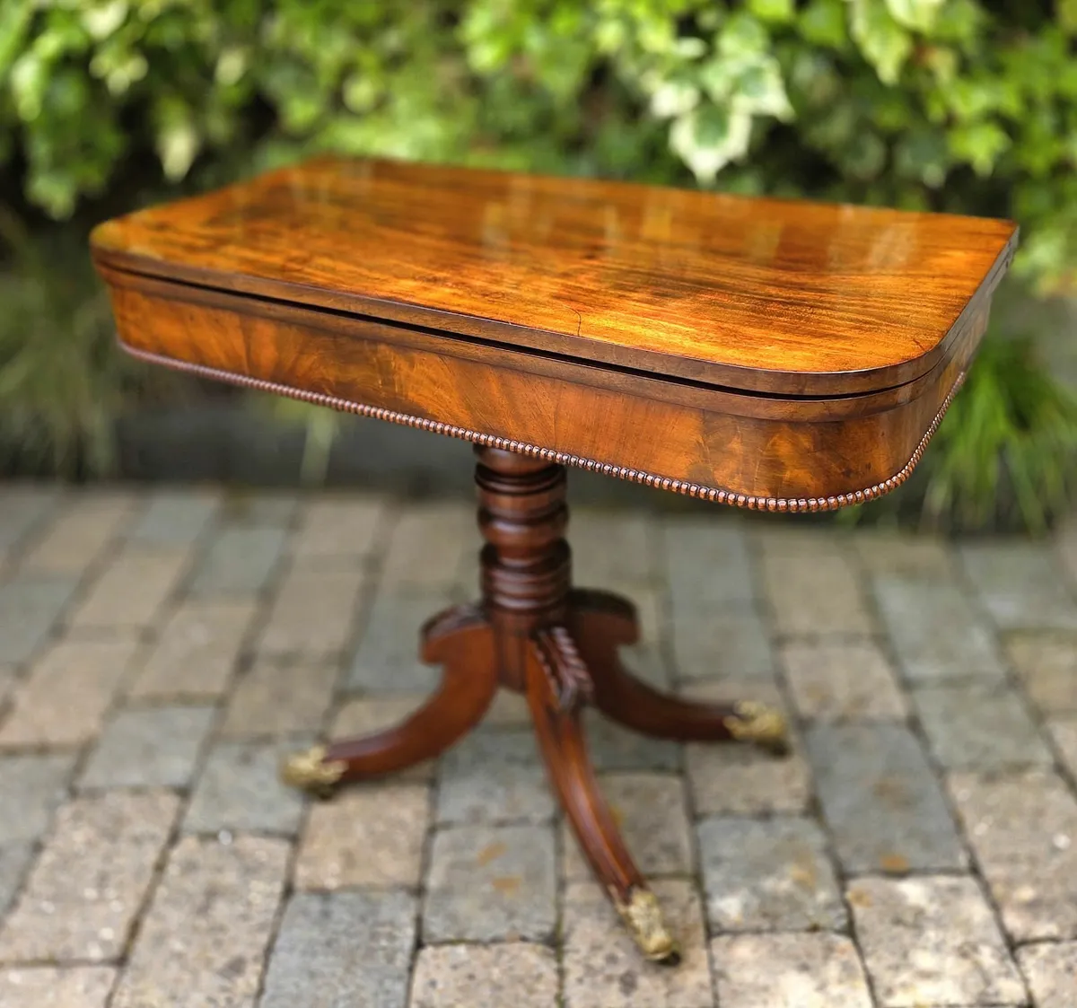 Georgian Mahogany Tea Table- Circa 1830 - Image 2