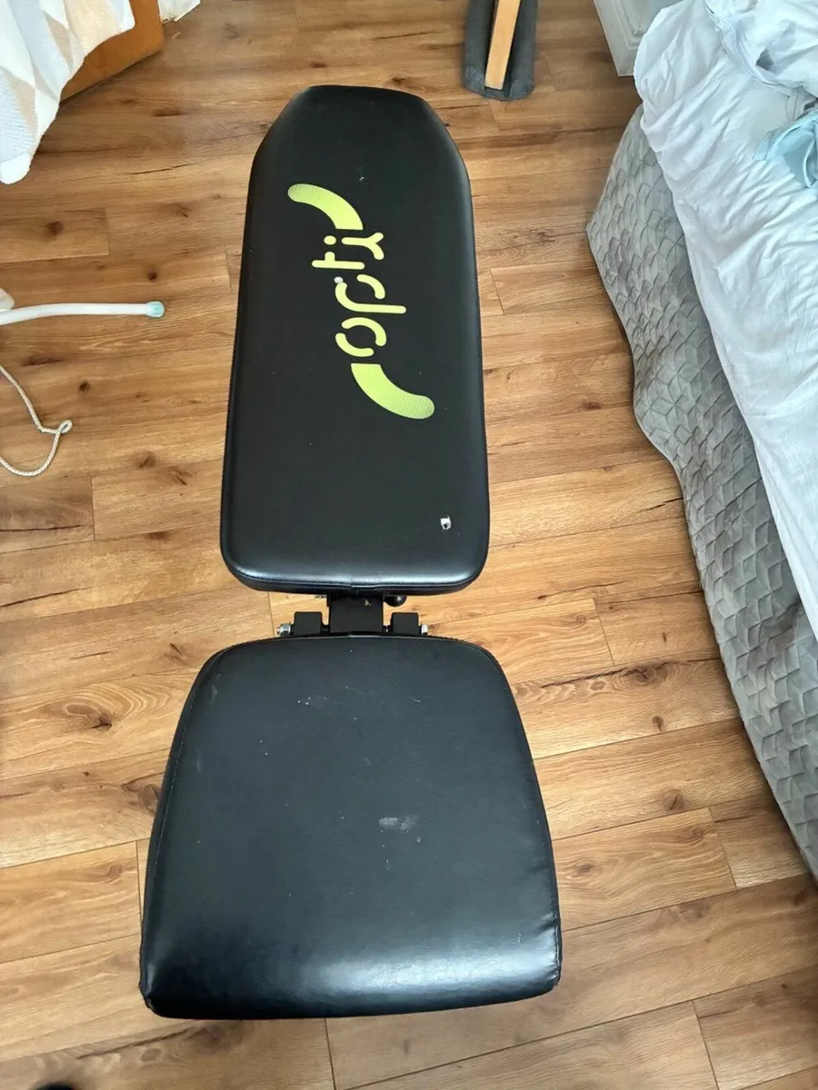 Adjustable Dumbbells Weight Set + bench + dumbbell - Image 2