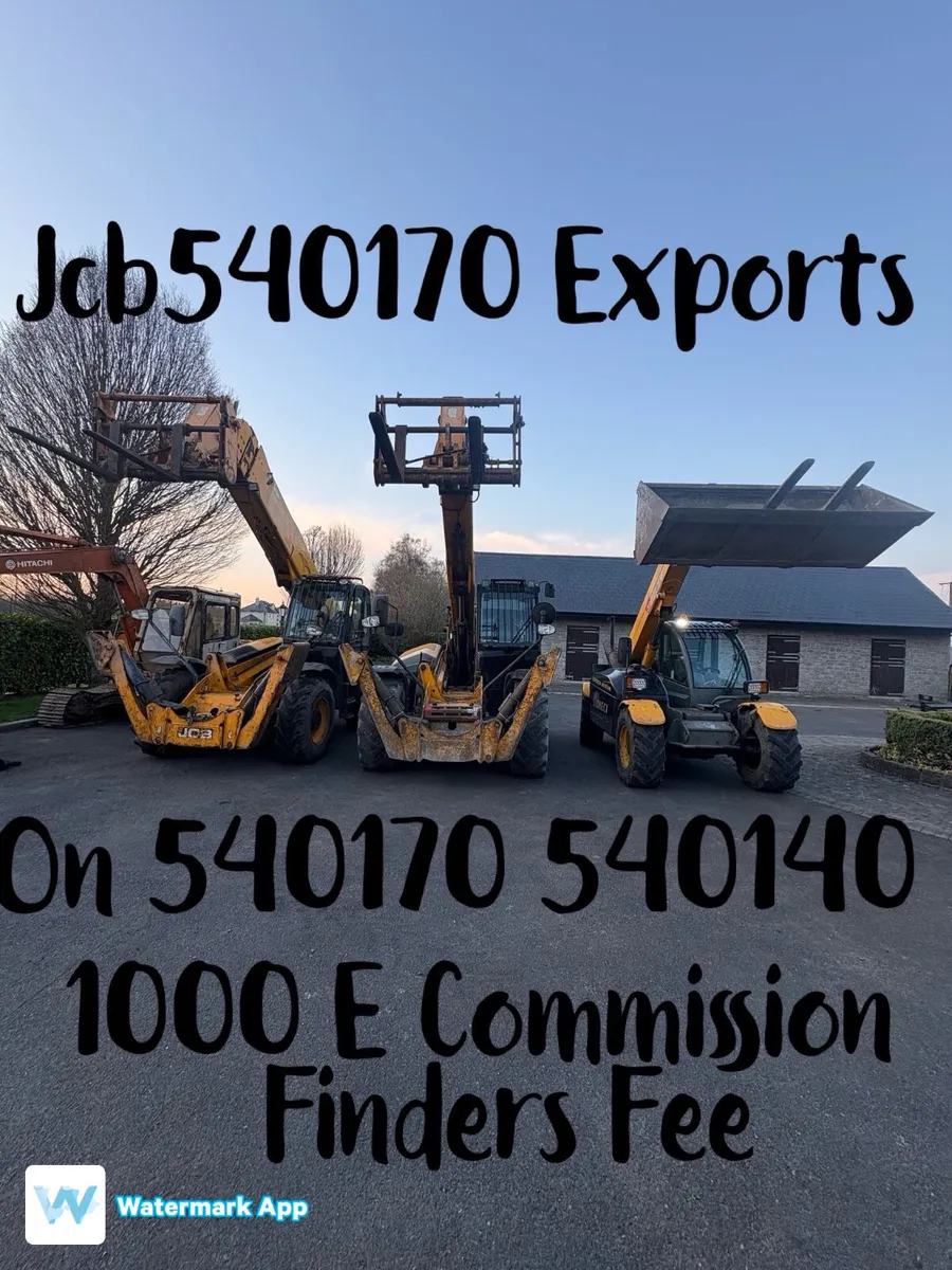 JCB 540170  finders free 1000 euro