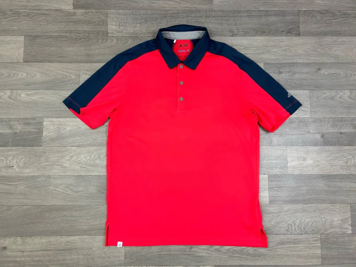 Adidas Golf Polo Shirt Mens Medium - Image 1