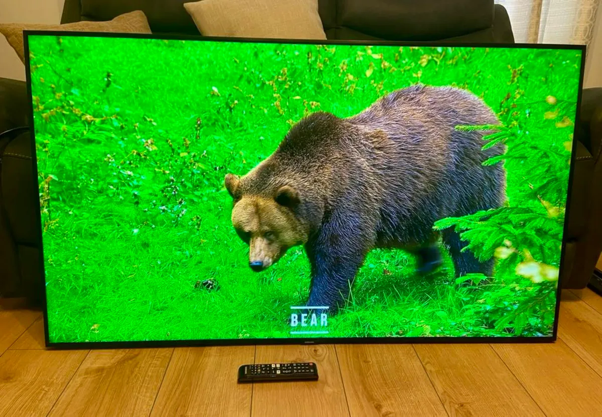 Samsung 55" 4K Crystal HDR Smart TV & Wall Bracket - Image 4