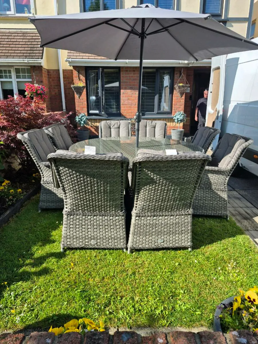 8 seater Rathwood furniture set - Image 2