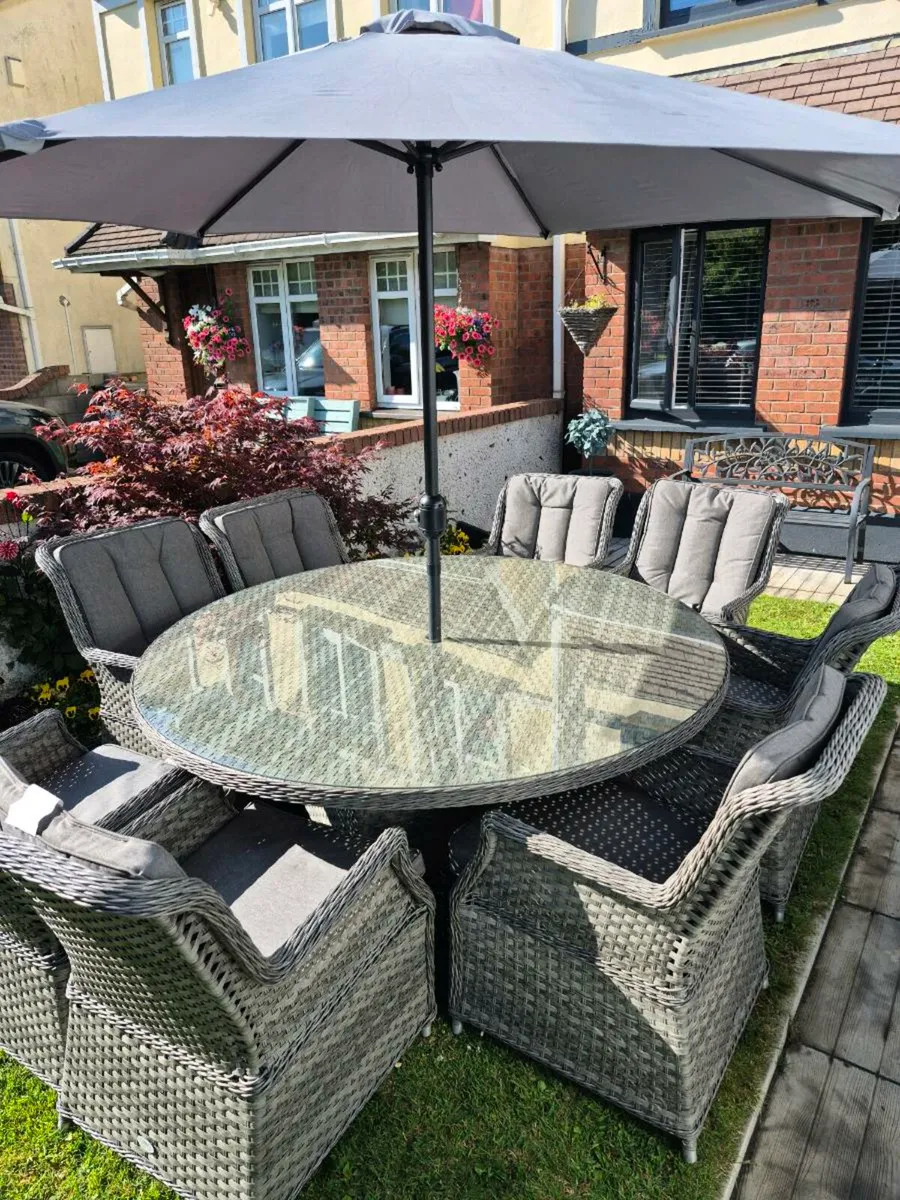 8 seater Rathwood furniture set - Image 3