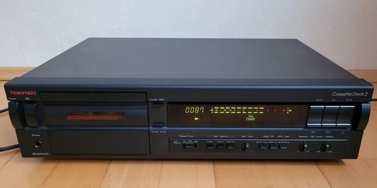 Nakamichi Cassette Deck 2 Vintage HiFi Japan 1990 - Image 1