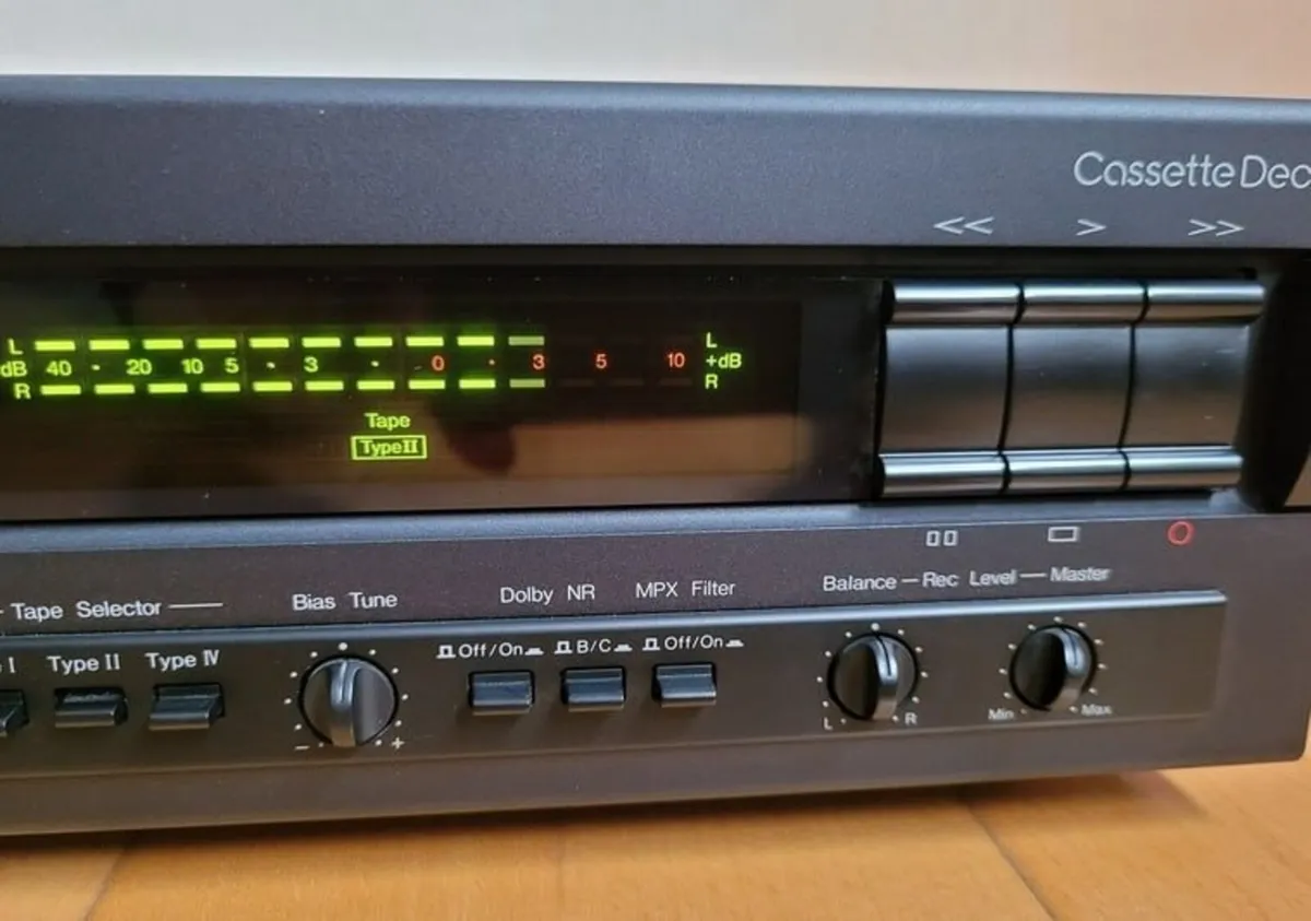 Nakamichi Cassette Deck 2 Vintage HiFi Japan 1990 - Image 4
