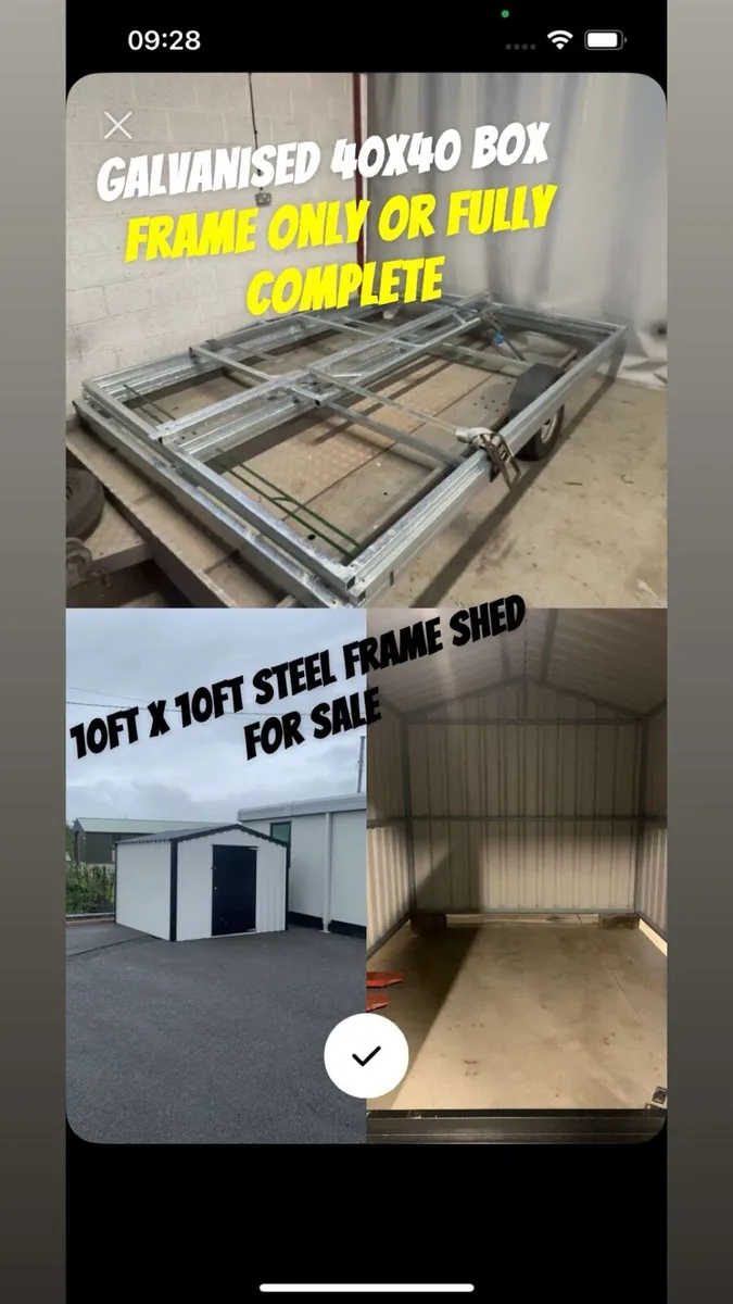 Garden shed steel frame - Image 2