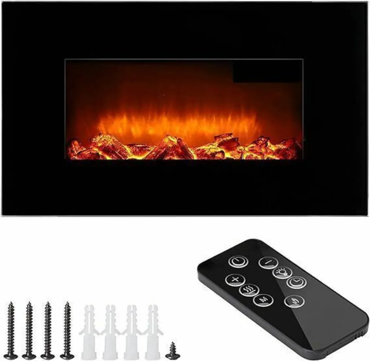 Electric Wall Fireplace Electric Fireplace Electri - Image 3