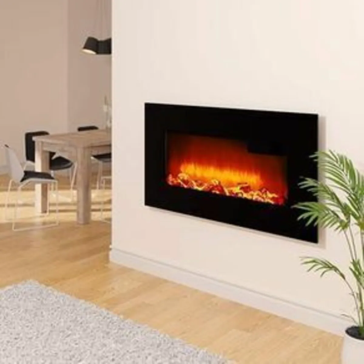 Electric Wall Fireplace Electric Fireplace Electri - Image 1