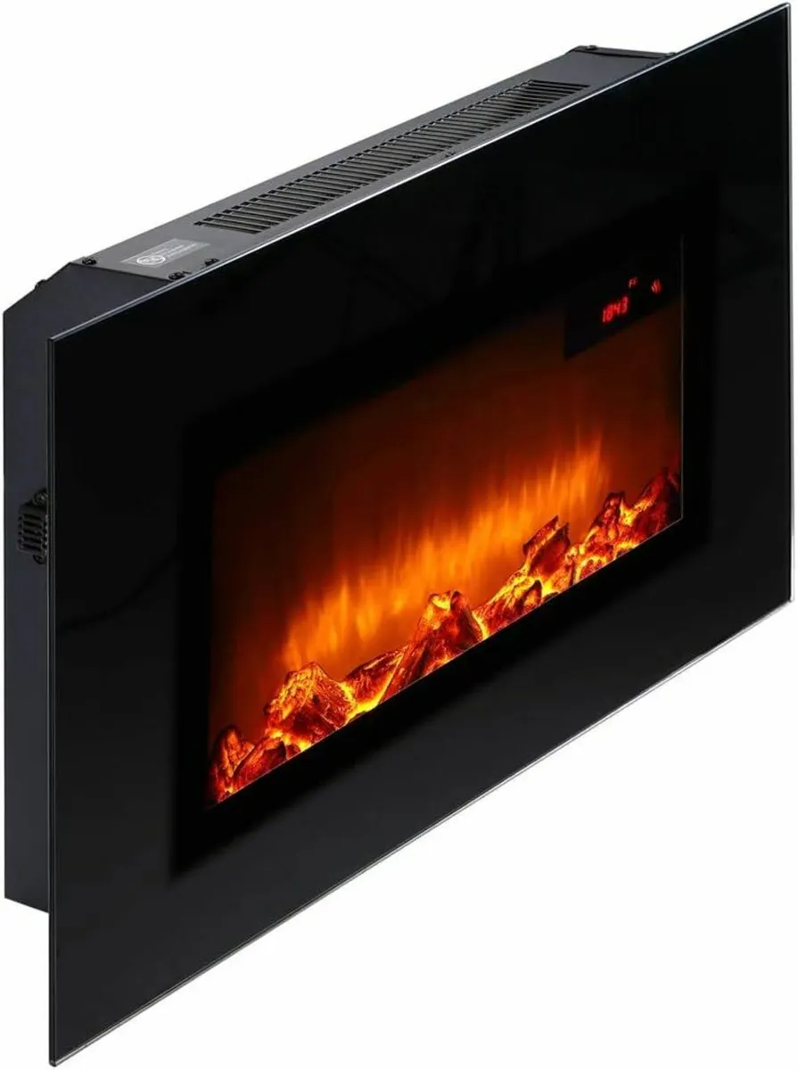 Electric Wall Fireplace Electric Fireplace Electri - Image 2