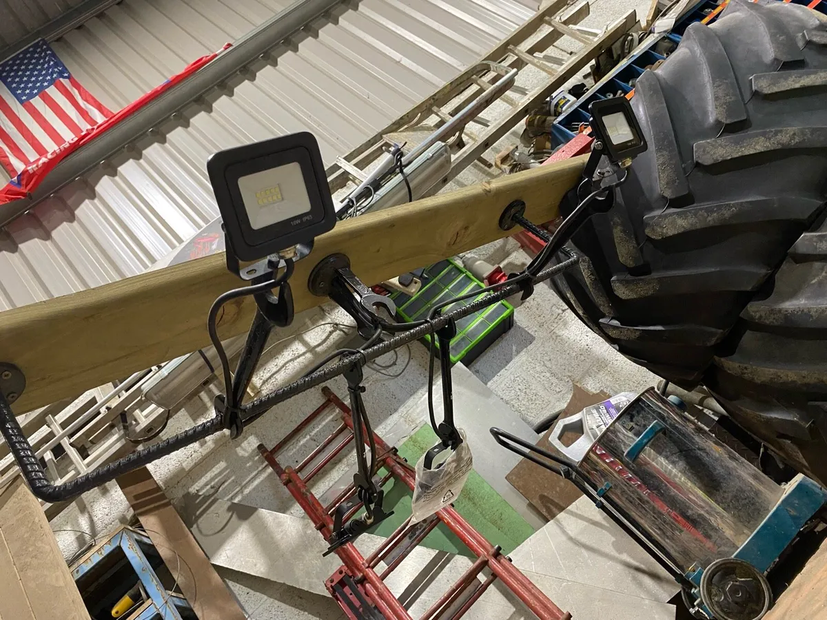 Garage/Mancave handmade LED light fixture - Image 1