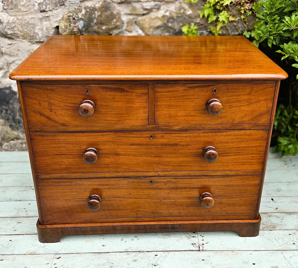Low Victorian Chest- Circa 1870 - Image 1