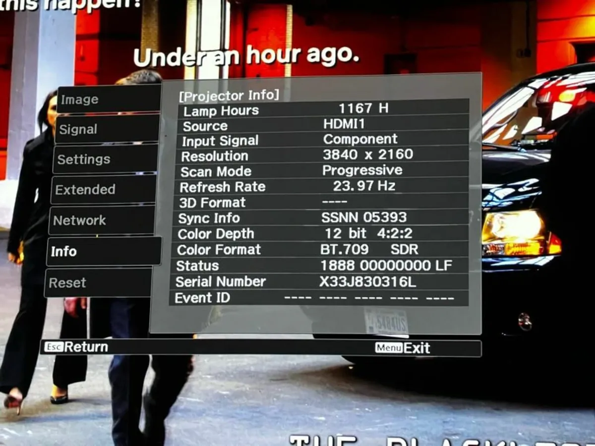 4K Projektor Epson EH -TW 7300 - Image 3