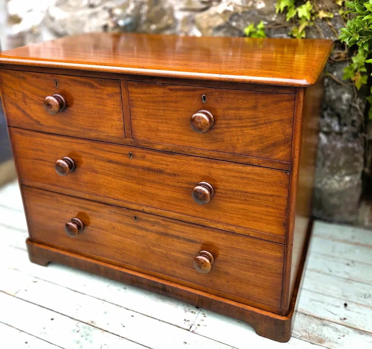Low Victorian Chest- Circa 1870 - Image 4