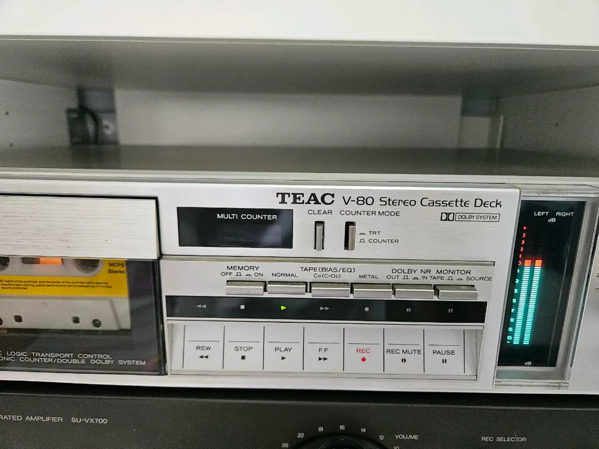 TEAC V-80 3 Head stereo cassette deck - Image 4