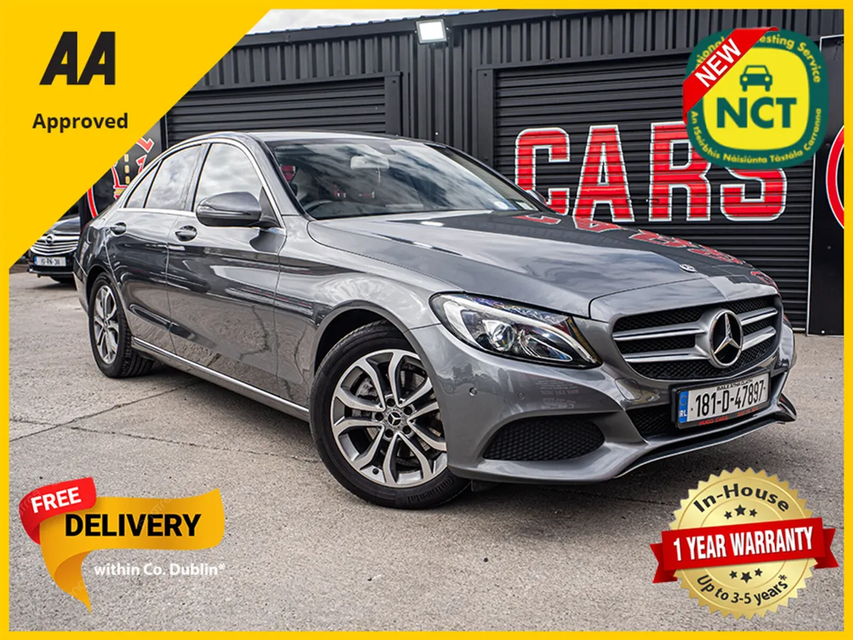 2018 Mercedes C220 Auto/Low mls/New NCT/1yr warran - Image 1