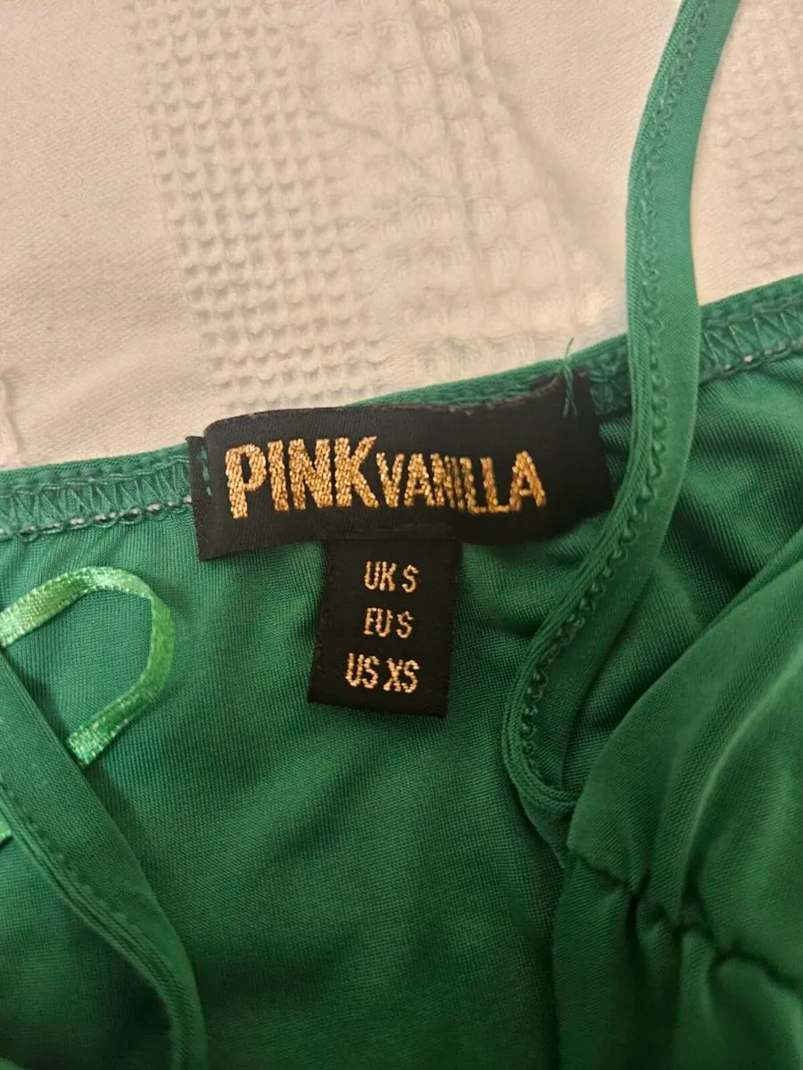 ✨💚 Stunning Green Pink Vanilla Bodysuit! 💚✨ - Image 2
