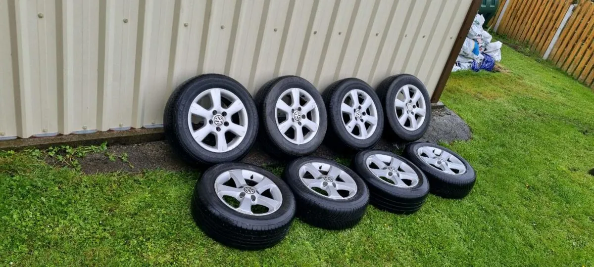 15" x 2 VW 18" S line Audi - Image 2