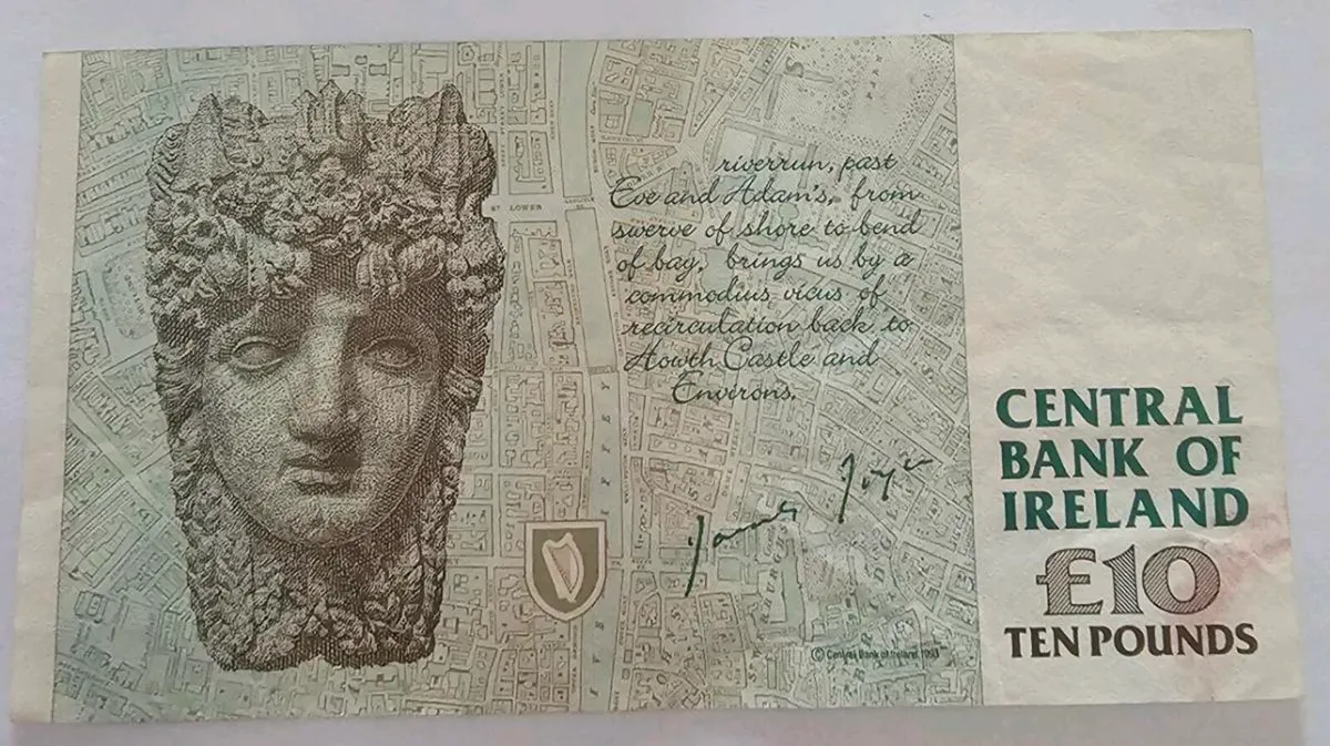 1999 James Joyce 10 pound - Image 2