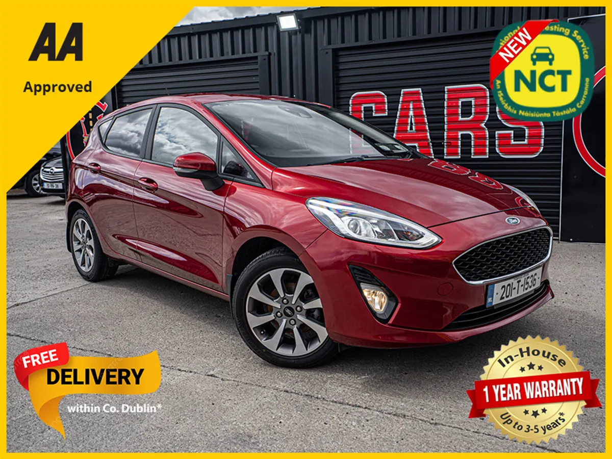 2020 Ford Fiesta 1.1/Irish/New NCT/1yr warranty - Image 1